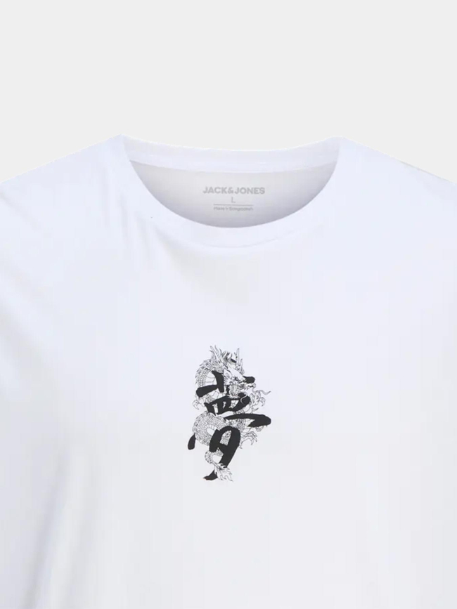 T-shirt à manches courtes jjmiko blanc garçon - Jack & Jones