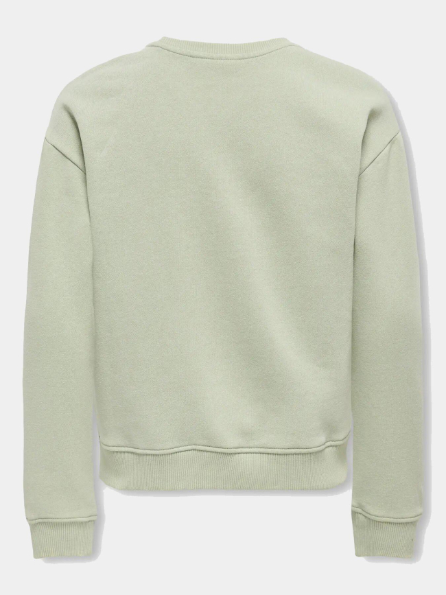 Sweat à col rond brillant kogruna san diego kaki fille - Only