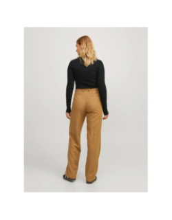 T-shirt côtelé à manches longues jxfreya noir femme - JJXX