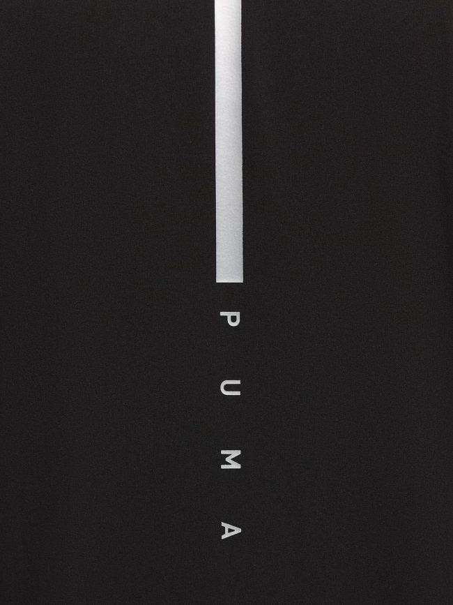 Veste de survêtement zippée à capuche flex stretch noir homme - Puma