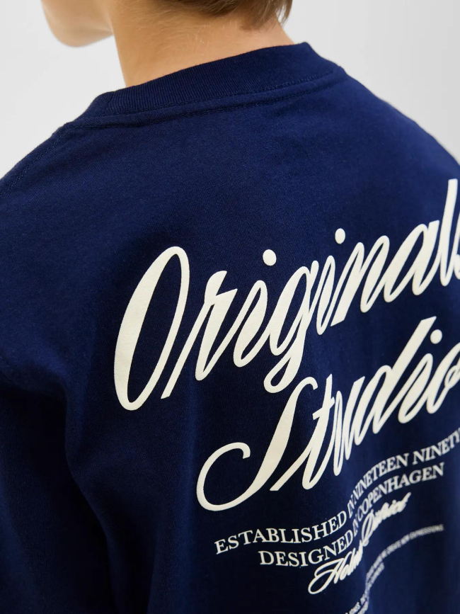 T-shirt à manches courtes jornorrebro bleu marine garçon - Jack & Jones