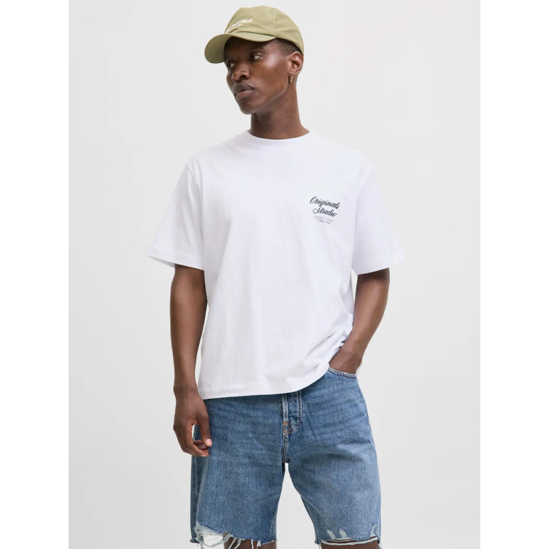 T-shirt à manches courtes jornorrebro blanc homme - Jack & Jones