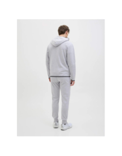 Sweat à capuche zippé jcofusion gris homme - Jack & Jones