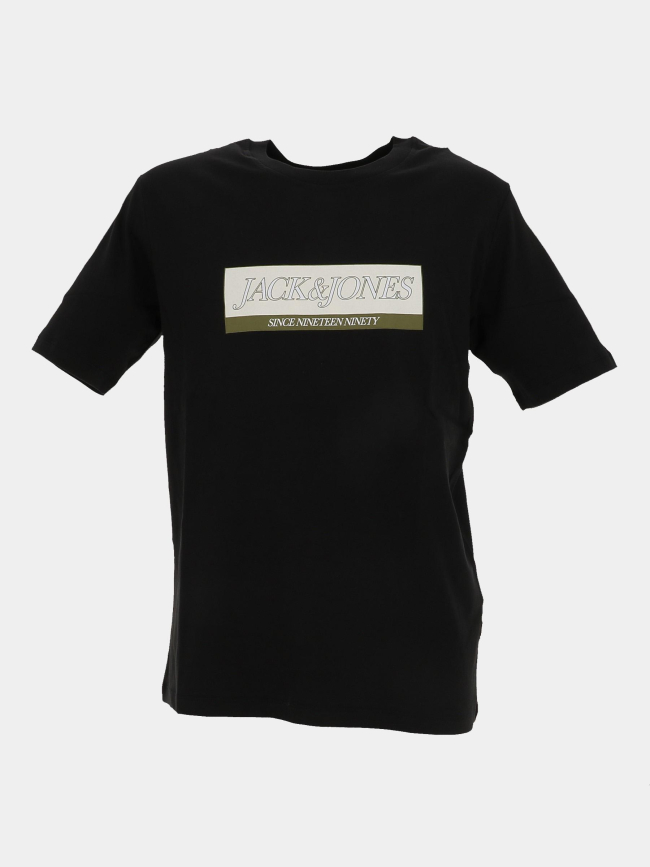 T-shirt jorinwood block noir homme - Jack & Jones