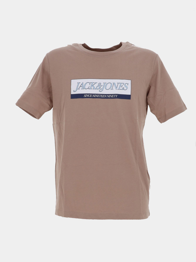T-shirt jorinwood beige homme - Jack & Jones