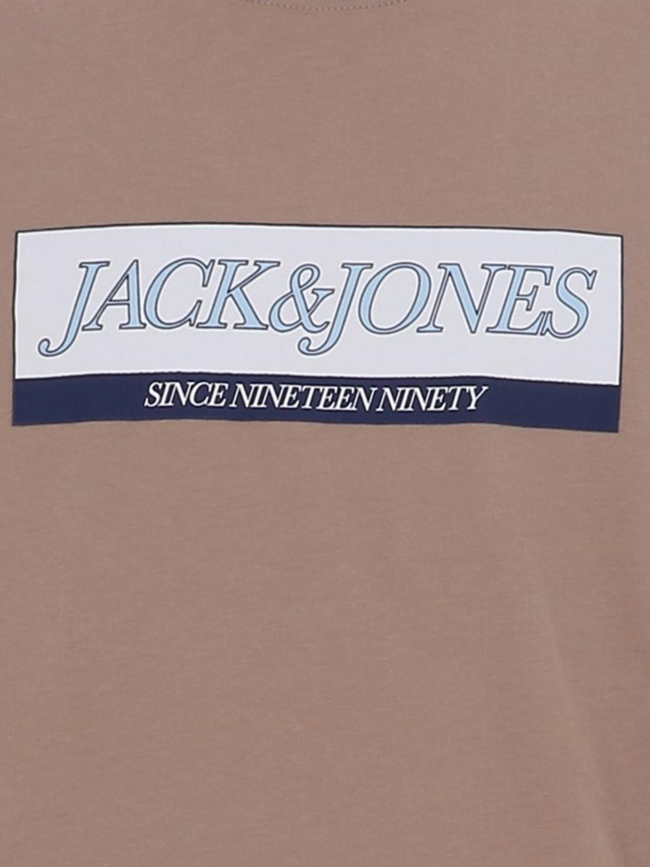 T-shirt jorinwood beige homme - Jack & Jones