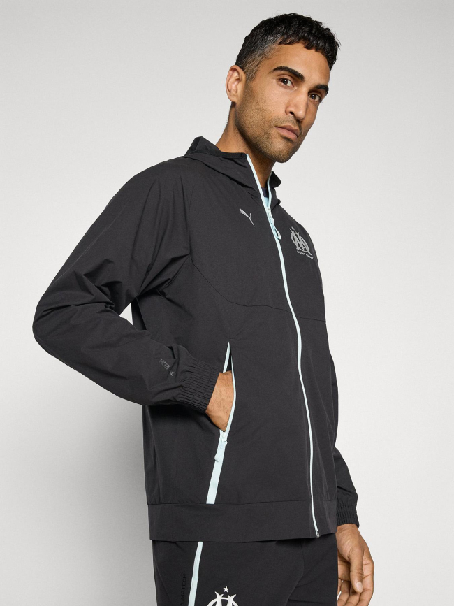 Veste à capuche zippé om pumatech noir homme - Puma