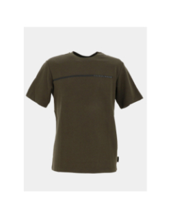 T-shirt à manches courtes jcofusion full branding kaki homme - Jack & Jones