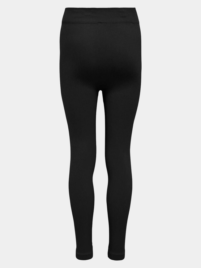 Legging côtelé taille haute jaia noir fille - Only Play