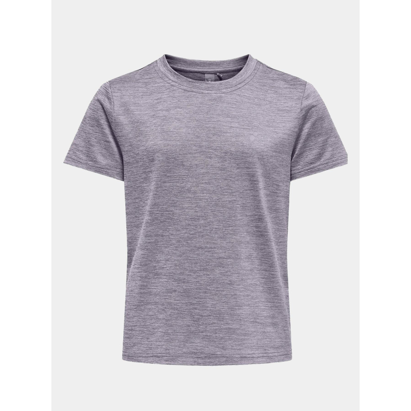 T-shirt de sport core life violet fille - Only Play