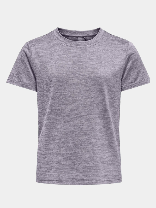 T-shirt de sport core life violet fille - Only Play