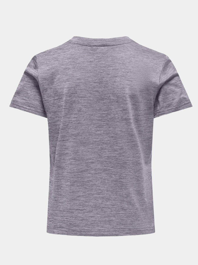 T-shirt de sport core life violet fille - Only Play
