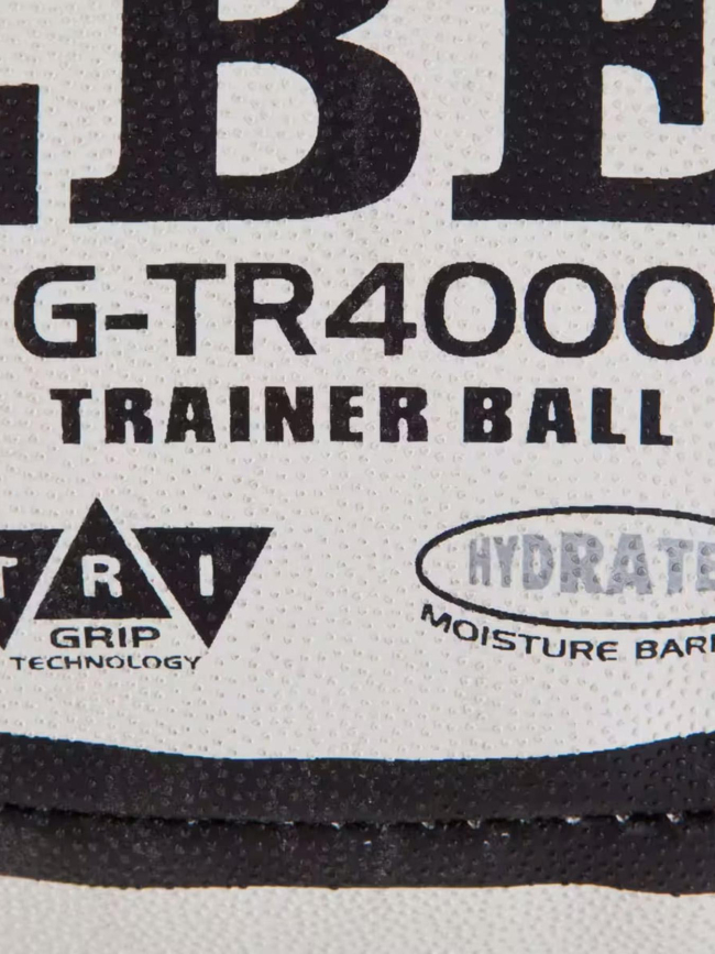 Ballon de rugby d'entrainement g-tr4000 t5 noir et blanc - Gilbert