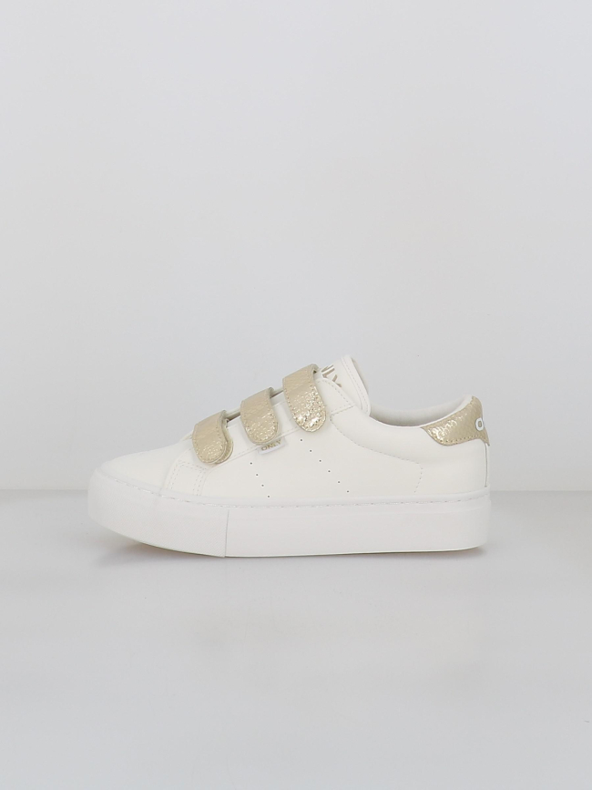Baskets à scratch donna blanc doré femme - Only