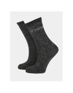 Chaussettes pailletées fêtarde sebby noir femme - Pieces