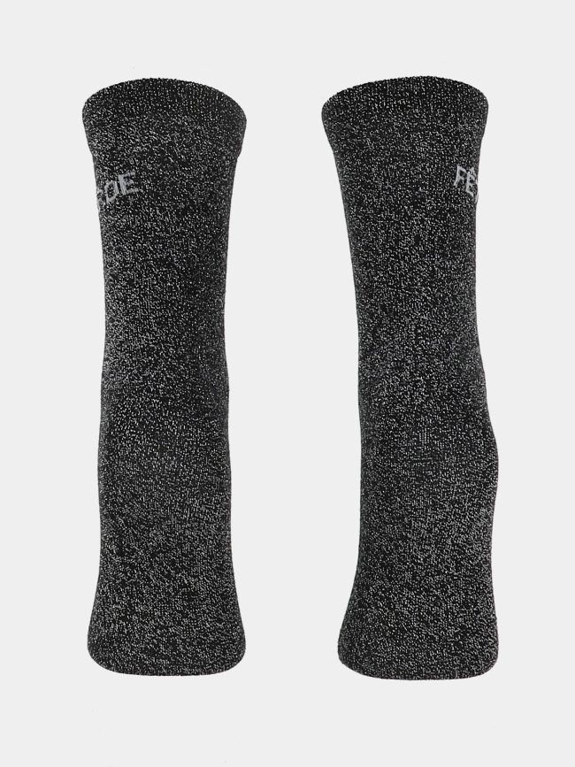 Chaussettes pailletées fêtarde sebby noir femme - Pieces