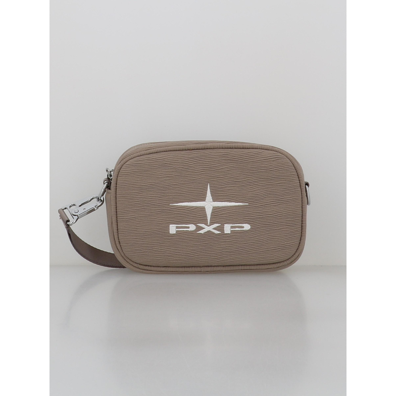 Petit sac bandoulière essentials polaris marron femme - Project X Paris