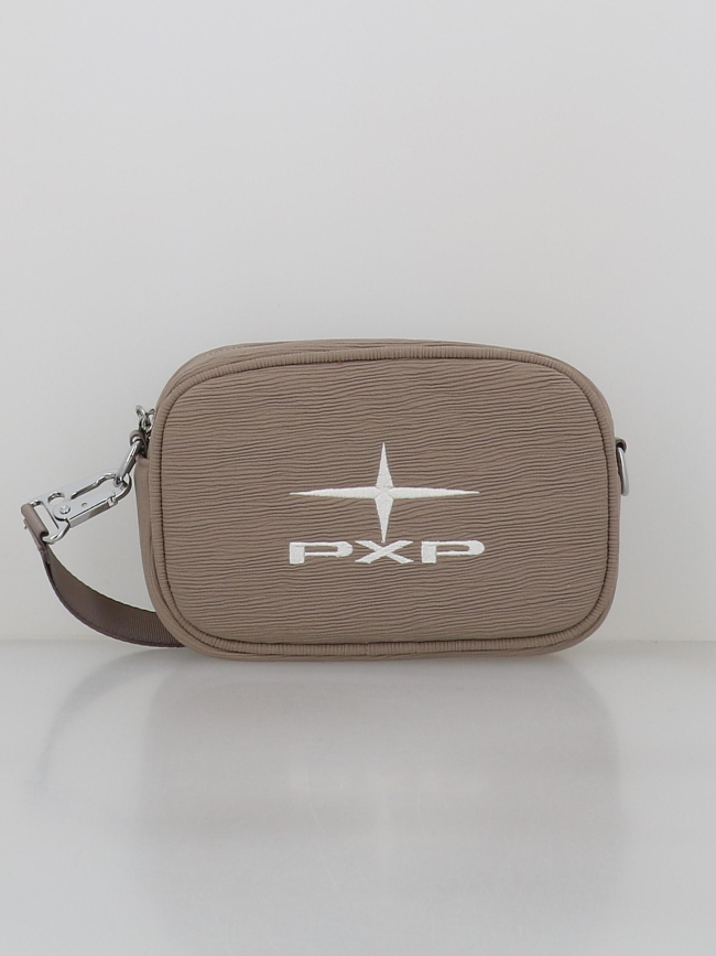 Petit sac bandoulière essentials polaris marron femme - Project X Paris