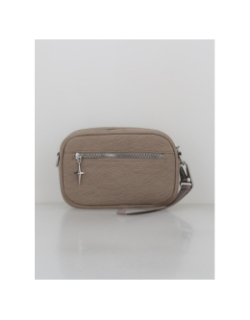 Petit sac bandoulière essentials polaris marron femme - Project X Paris
