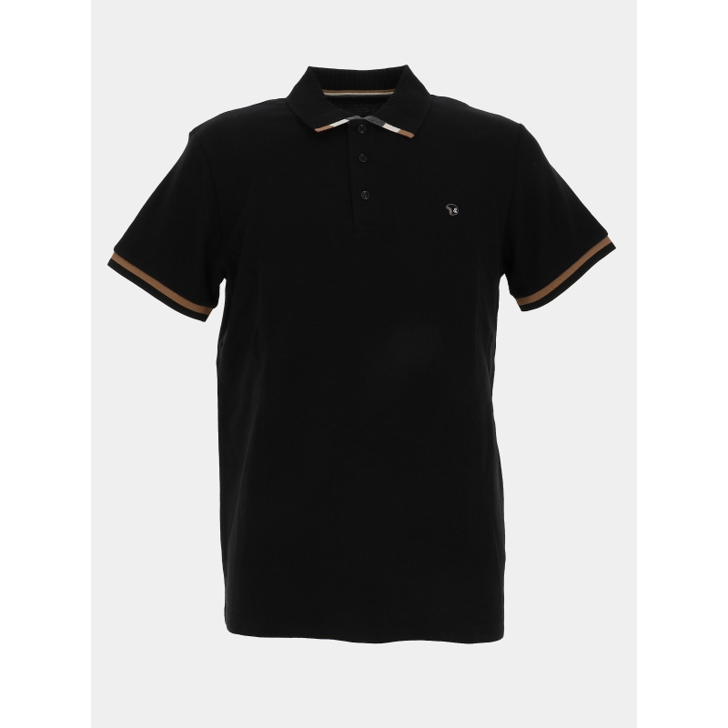 Polo gadoni noir homme - Benson & Cherry