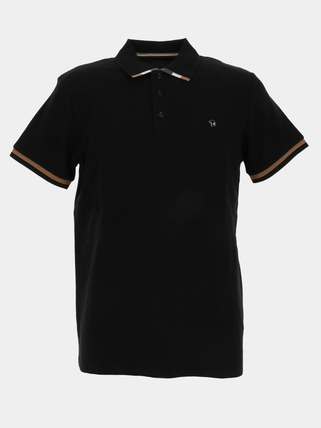 Polo gadoni noir homme - Benson & Cherry