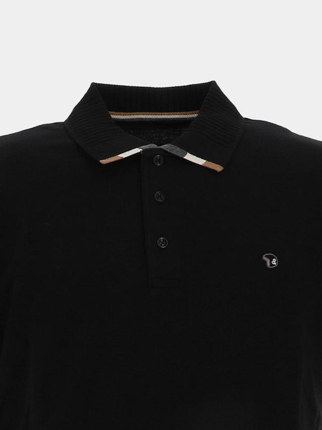 Polo gadoni noir homme - Benson & Cherry