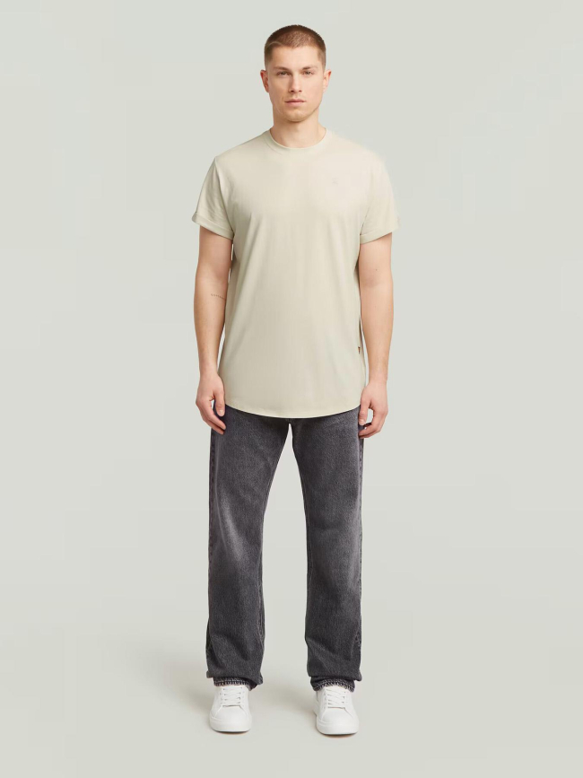 T-shirt à manches courtes lash beige homme - G Star
