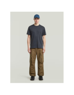 T-shirt uni nifous bleu homme - G Star