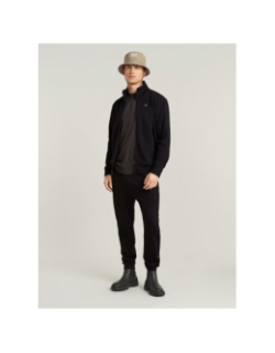 Sweat zippé nifous noir homme - G Star
