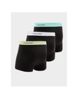 Pack de 3 boxers icon à élastiques colorés noir homme - Calvin Klein