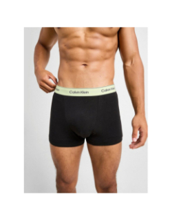 Pack de 3 boxers icon à élastiques colorés noir homme - Calvin Klein