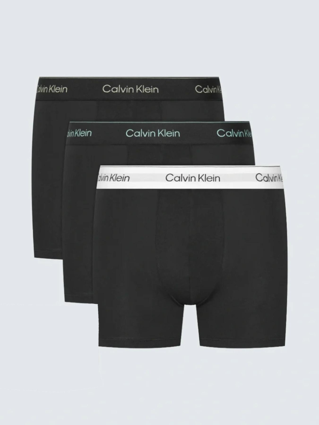 Pack de 3 boxers icon à élastiques logotés noir homme - Calvin Klein