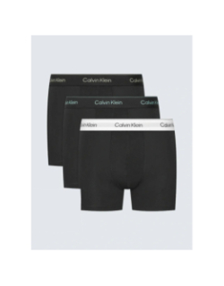 Pack de 3 boxers icon à élastiques logotés noir homme - Calvin Klein
