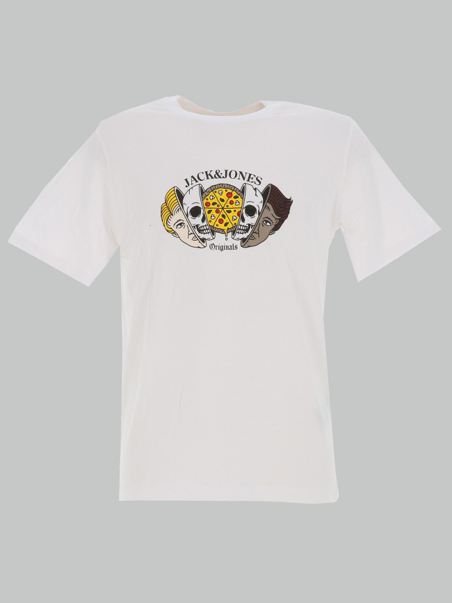 T-shirt à manches courtes jorskull nature blanc homme - Jack & Jones