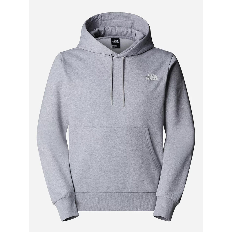 Sweat à capuche essential relaxed gris chiné homme - The North Face