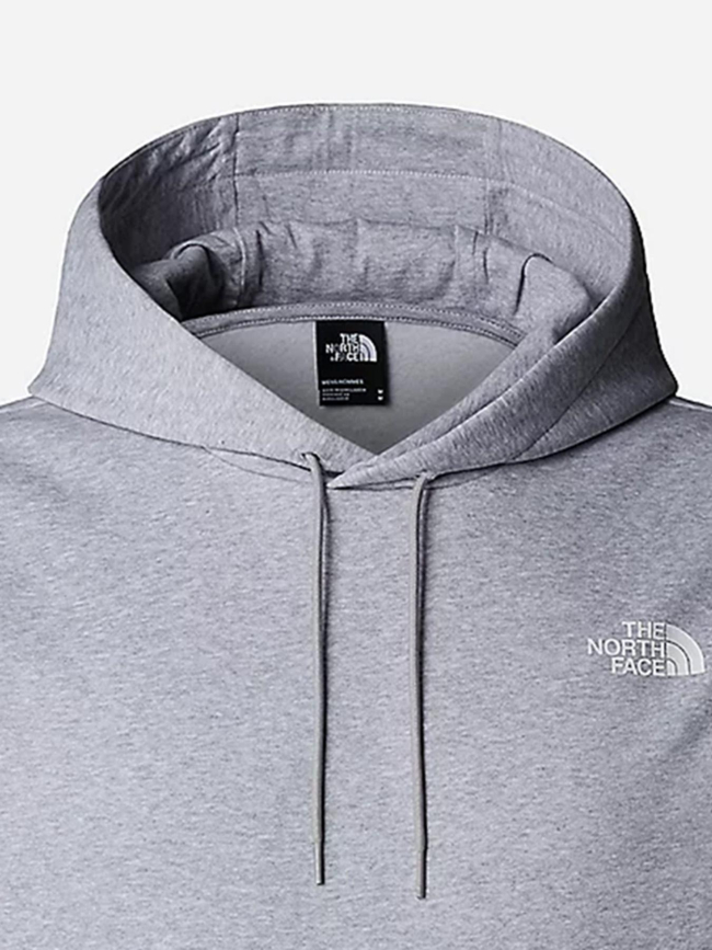 Sweat à capuche essential relaxed gris chiné homme - The North Face