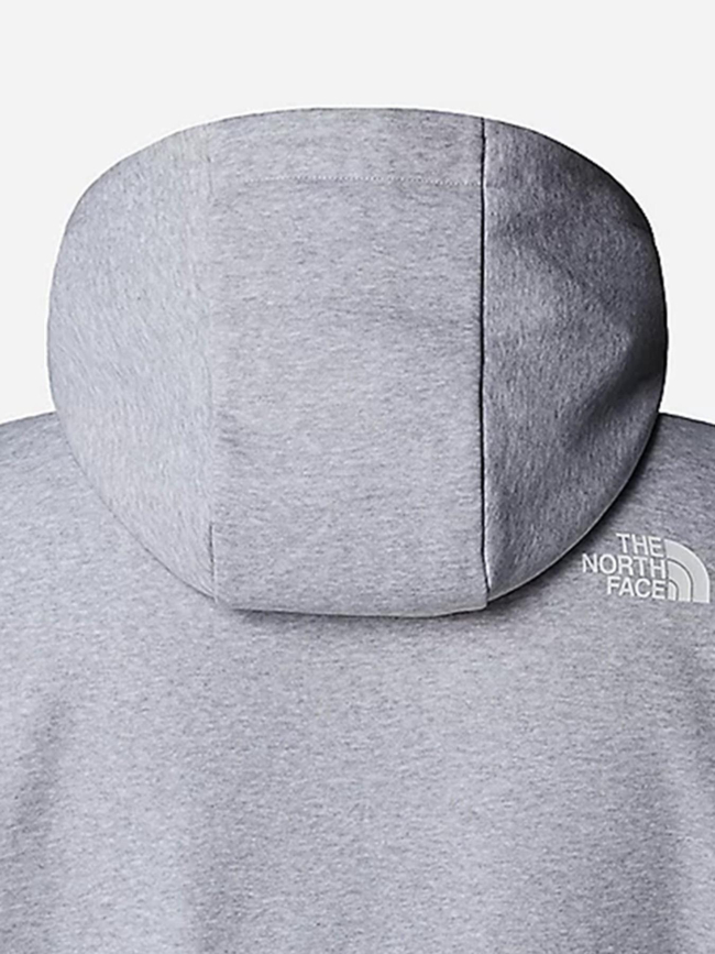 Sweat à capuche essential relaxed gris chiné homme - The North Face