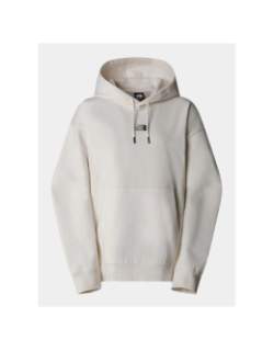 Sweat à capuche essential oversize blanc femme - The North Face