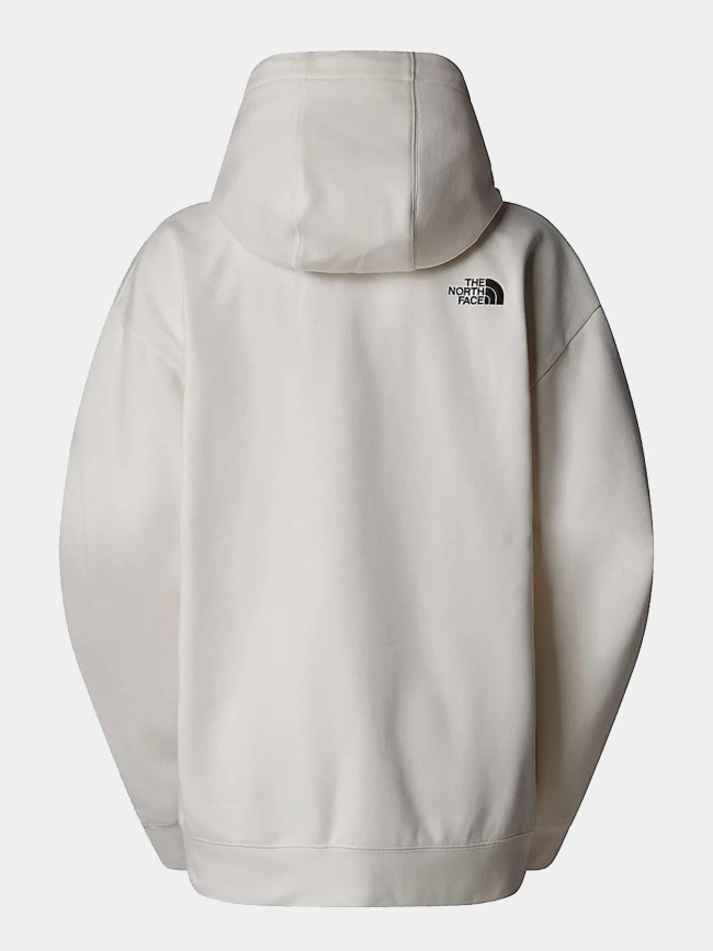 Sweat à capuche essential oversize blanc femme - The North Face