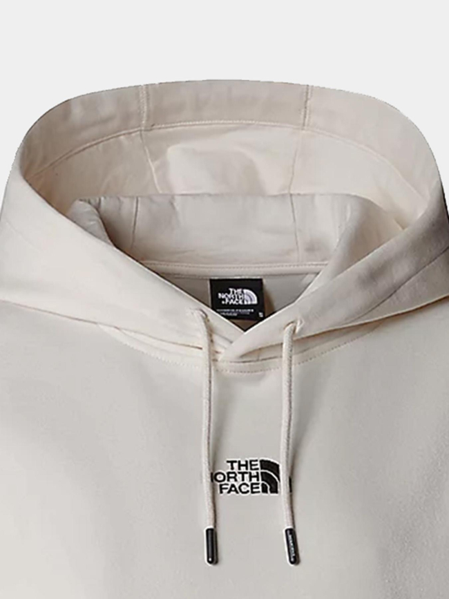 Sweat à capuche essential oversize blanc femme - The North Face