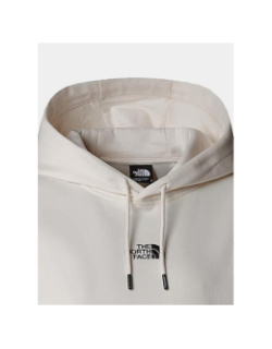 Sweat à capuche essential oversize blanc femme - The North Face