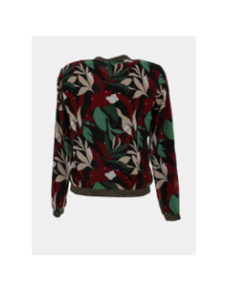 Veste bomber légère gabri noir vert rouge femme - Only