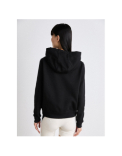 Sweat à capuche zippé regular flag noir femme - Tommy Jeans