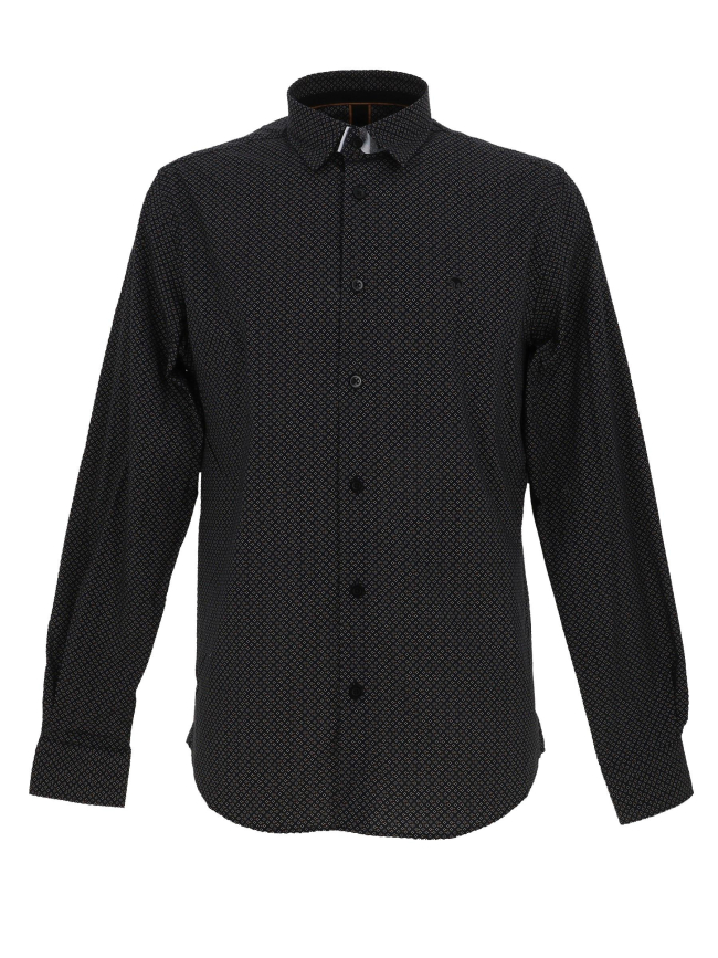 Chemise imprimée laios noir homme - Benson & Cherry