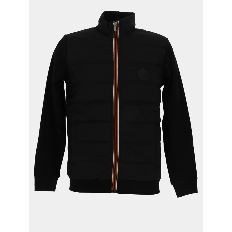 Veste bi matière spalong noir homme - Benson & Cherry