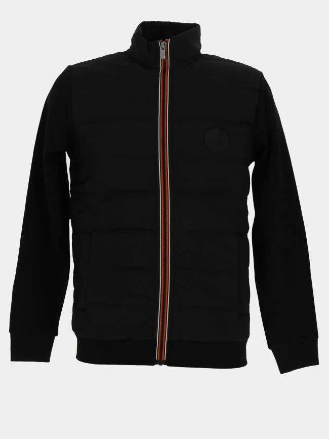 Veste bi matière spalong noir homme - Benson & Cherry
