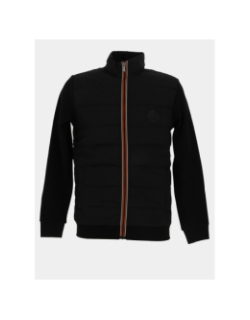 Veste bi matière spalong noir homme - Benson & Cherry