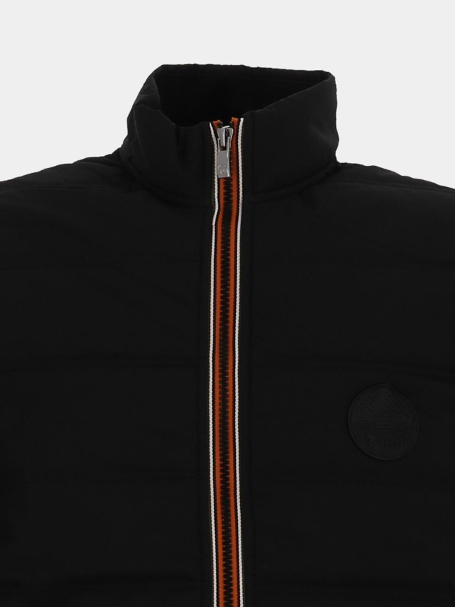 Veste bi matière spalong noir homme - Benson & Cherry