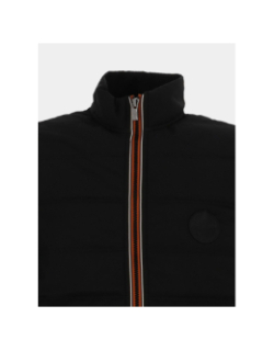 Veste bi matière spalong noir homme - Benson & Cherry