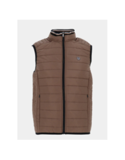 Doudoune sans manche stallone marron homme - Benson & Cherry